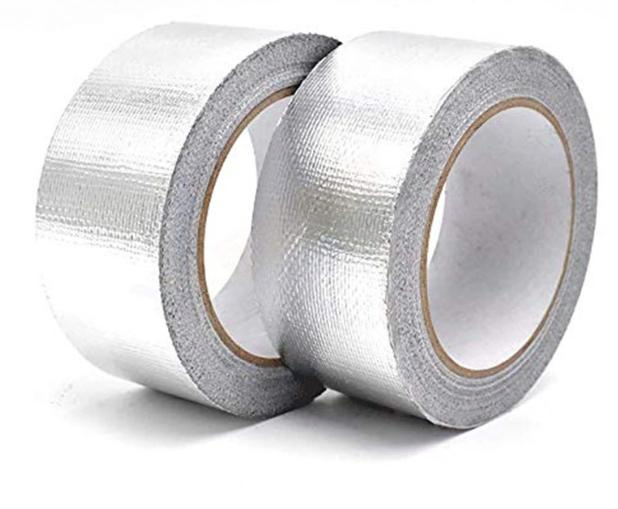 Foil-Glass Cloth Tape Flame-Retardant Adhesive Alu Aluminum Duct Tape