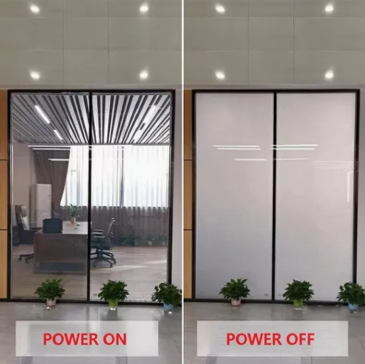 Anti-Glare Film Dimmable Window Energy-Saving Self-Adhesive Smart Film for Office Privacy