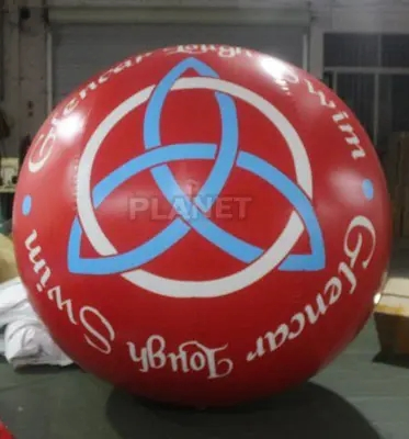 Swimming Mark Inflatable Round Buoy Floating Racing Inflatable Buoy for Water Event