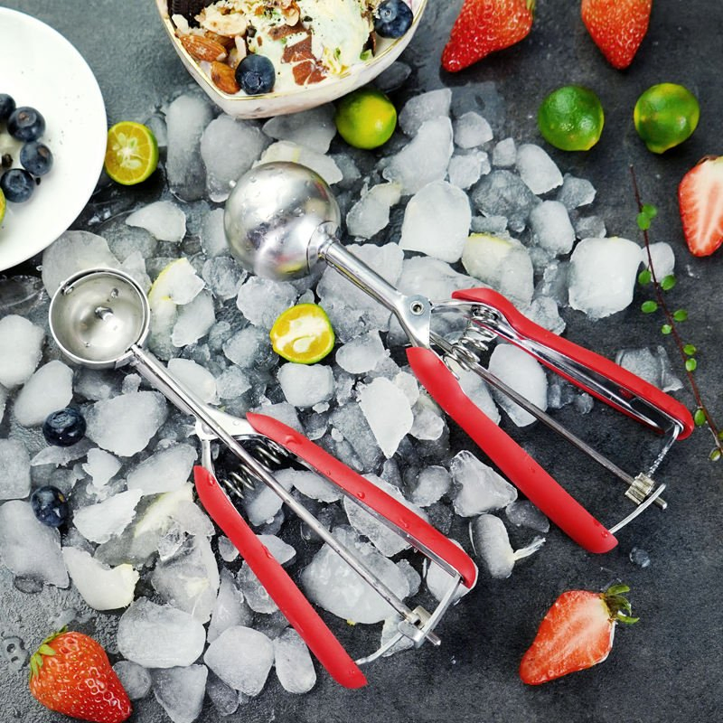 Stainless Steel Spoon, Ice Cream Spoon, Fruit Ball Digging Spoon, Magical Kitchen Tool
