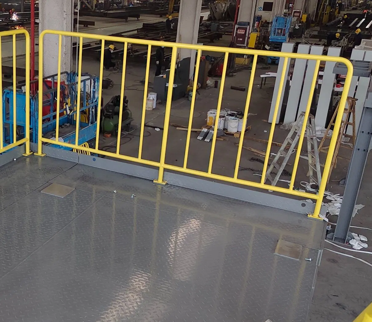 Customized Weld-Free Assembly Steel Guardrails for Industrial