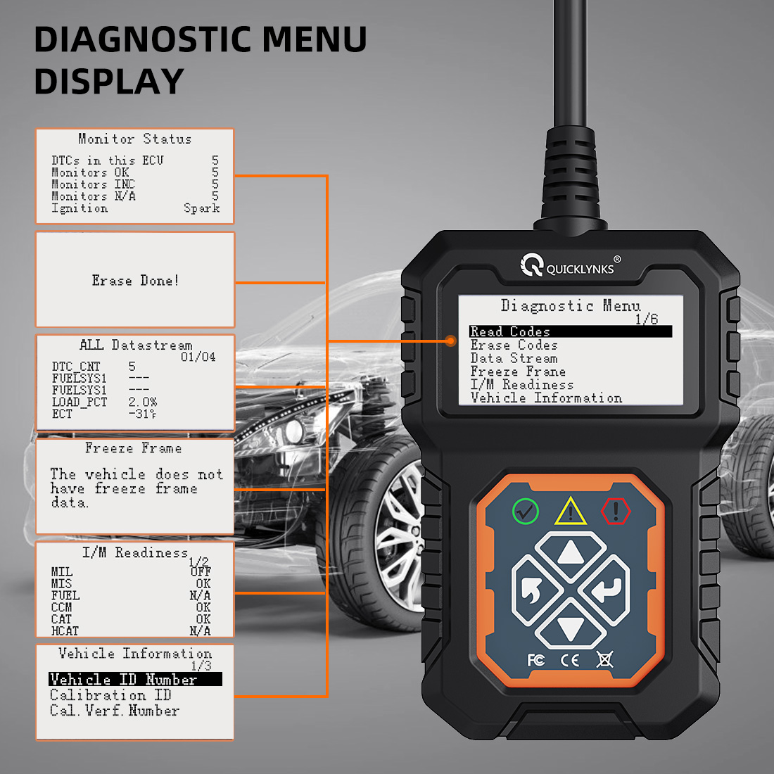 Автосканер OBD2 универсальный для всех автомобилей