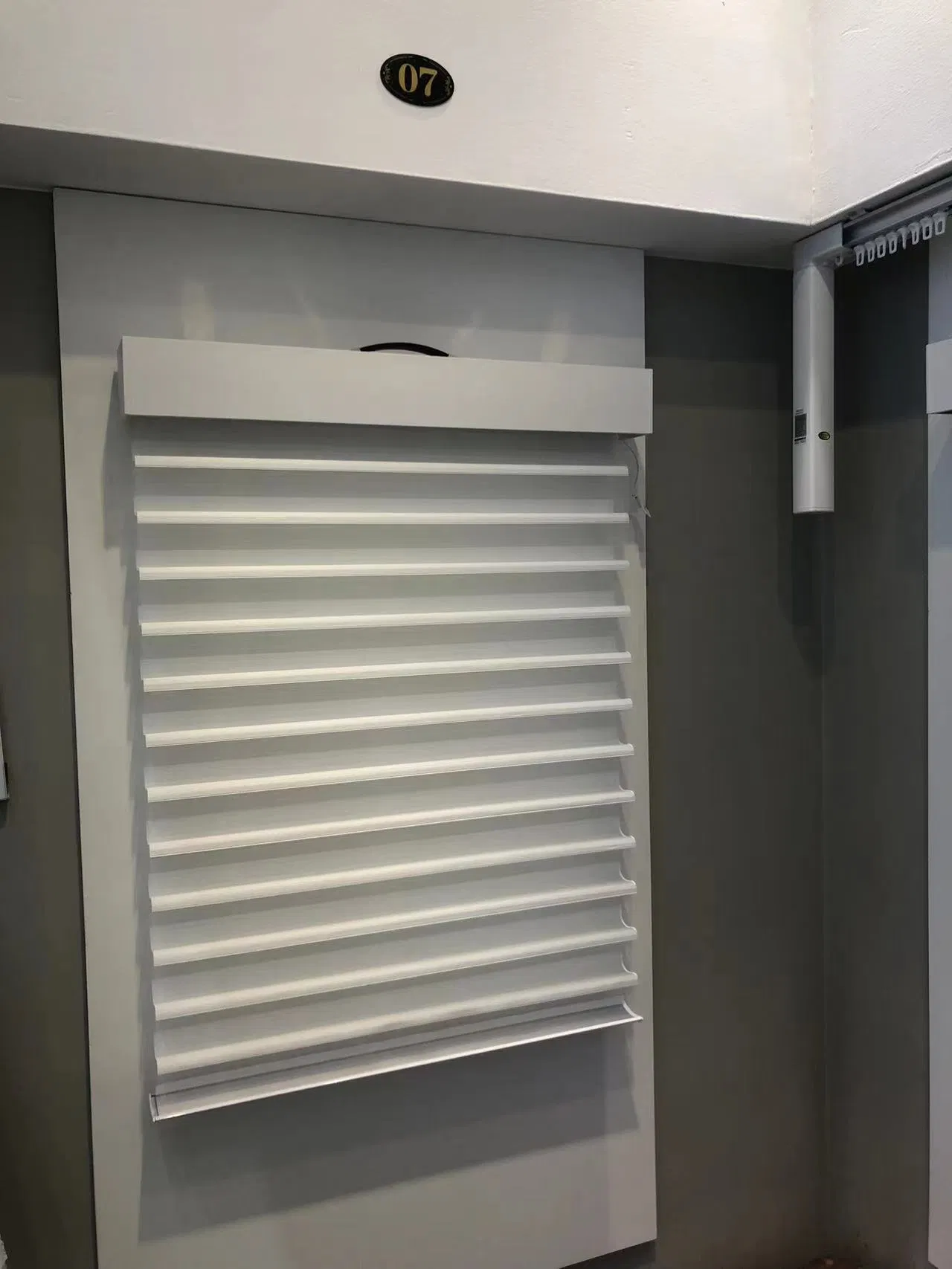 Shangri-La Blind Shutter for Beaded Chain Motorized Control Window Blind