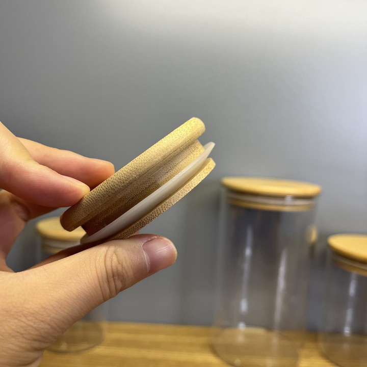 Food Container Glass Storage Food Canister Jar Glass Jars