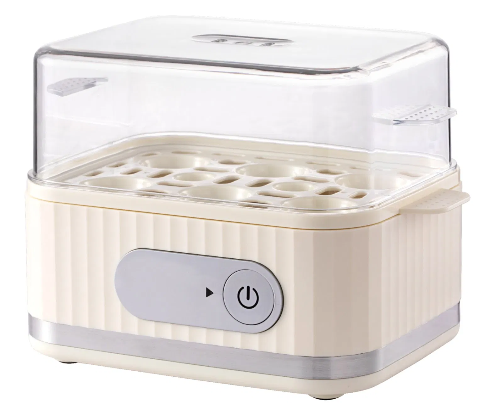 Egg Cooker -6 Egg Capacity, Automatic Shut off, Compact Hard & Soft Boiled Egg Maker for Kitchen