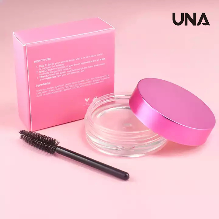 No Need DIP Water Super Soft and Sticky Amino Acid Custom Private Label Shaping Effect Eyebrow Styling Clear Gel