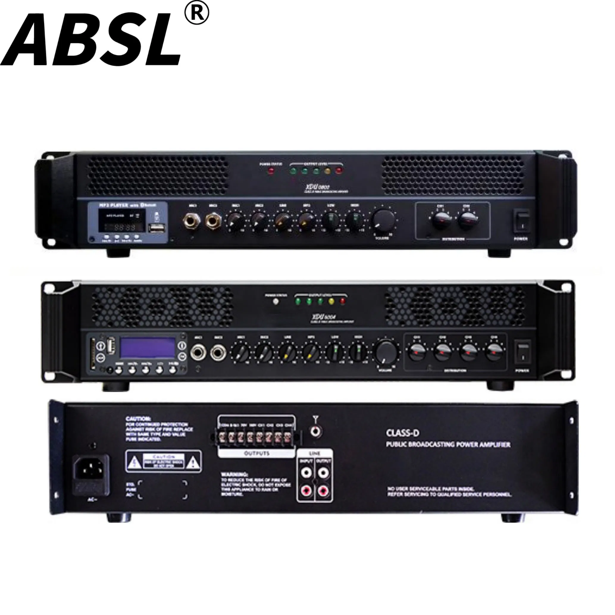 500watts 4-Section Switching PA Audio Music Sound Power Amplifier for Argentina