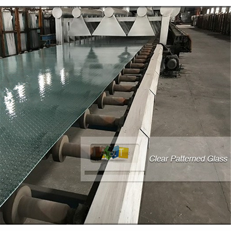 3-8mm Clear Flutelite-S Patterned Glass Used for Window, Furniture