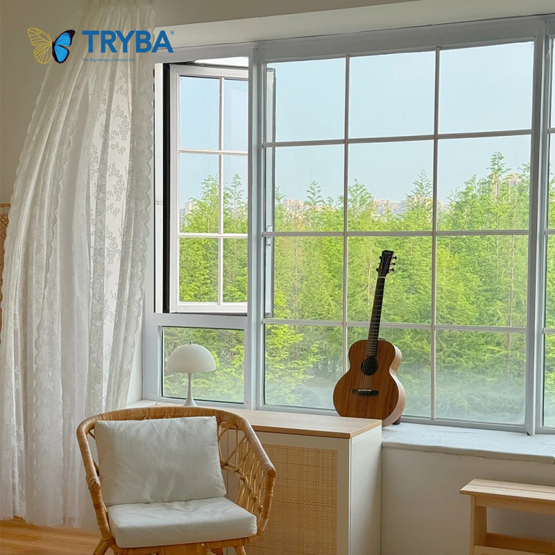 Energy-Saving Low U-Value UPVC Casement Window for Cold Climates