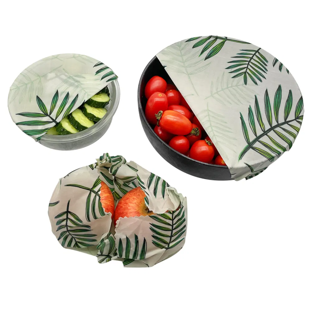 Biodegradable Reusable Soy Wax Vegan Food Wrap