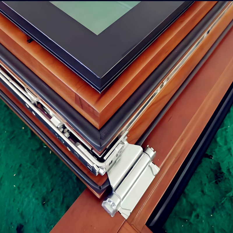 Elegant Aluminum and Solid Wood Window and Door Design with Screen