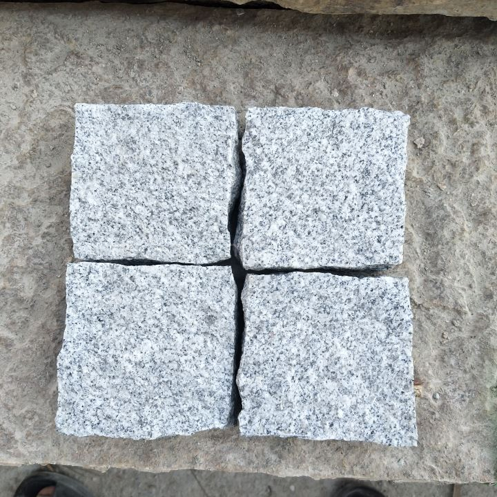 Granite Cobblestone White Kerbstone Patio Paving Tiles Patio Stone Pavers