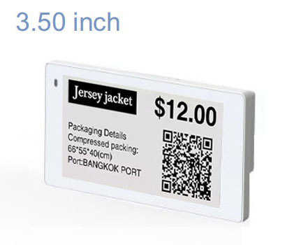 Customized Digital Price Tags and Shelf Label Choosing 3.5 Inch Eink Screen Electronic Shelf Label 2.4G SDR Communicating Mode Retail Store Instant Alert System