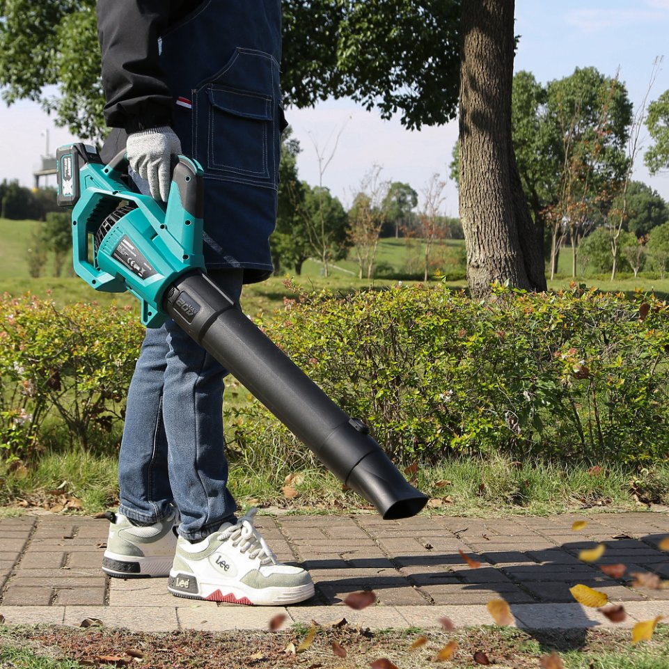 Powerful 20V Battery-Powered Leaf Blower for Outdoor Maintenance