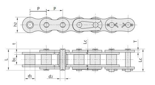 Durable Stainless Steel Roller Chain with Enhanced Wear Resistance