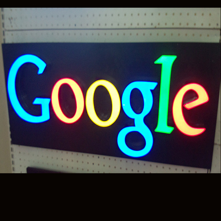 Custom LED Shopping Center Wall Mounted Acrylic Letter Sign