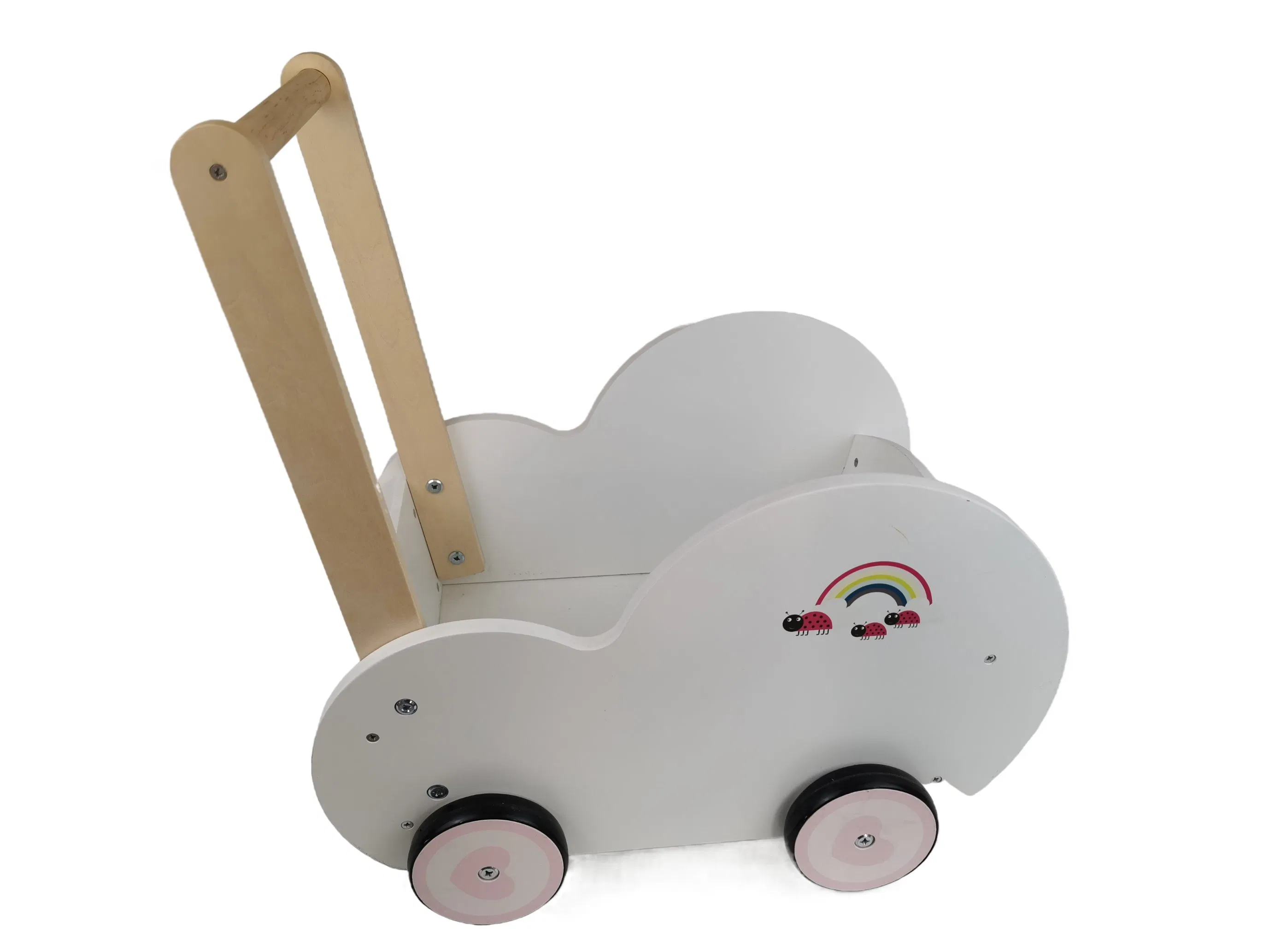 Premium Wooden Trolly Kids Toddler Toys Baby Walker