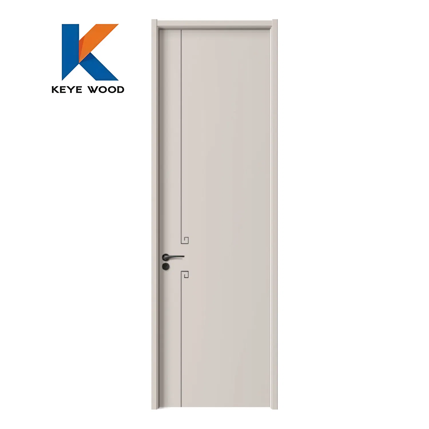 Contemporary Wooden Interior WPC Wood Security Door for Apartment Hotel and Office Interiors