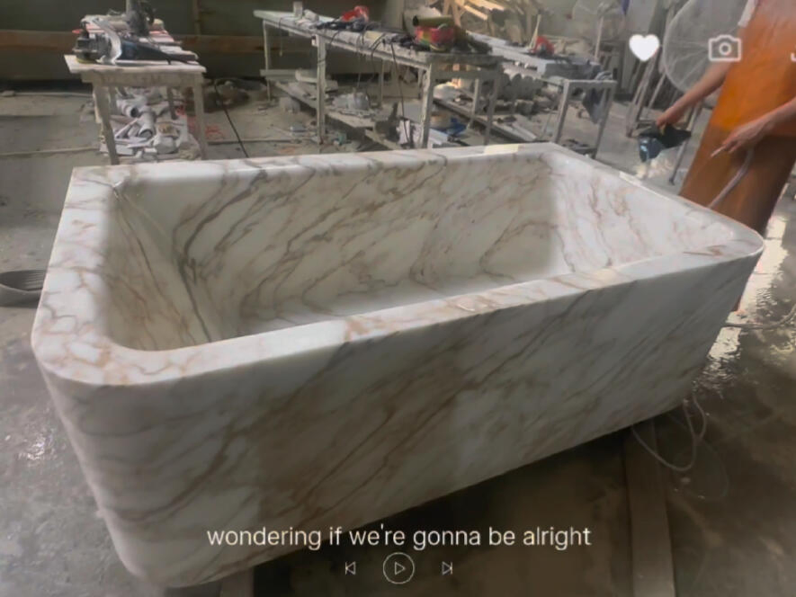 Bathroom White Marble Bath Tub Luxury Freestanding Pedestal Natural Stone Bathtubs Various Marble and Travertine Bathtubs