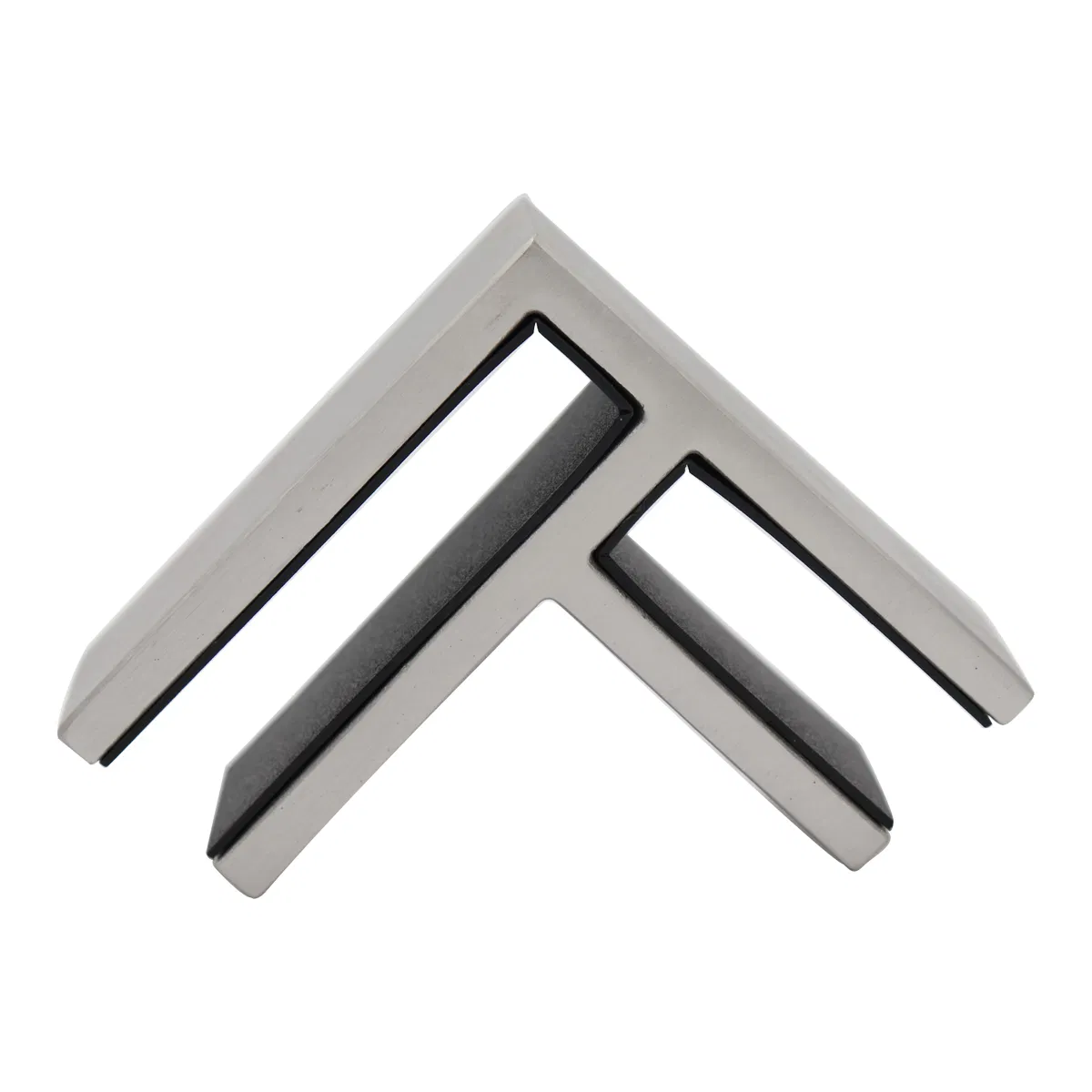 Stainless Steel 90 Degree Glass to Glass Corner Clamp