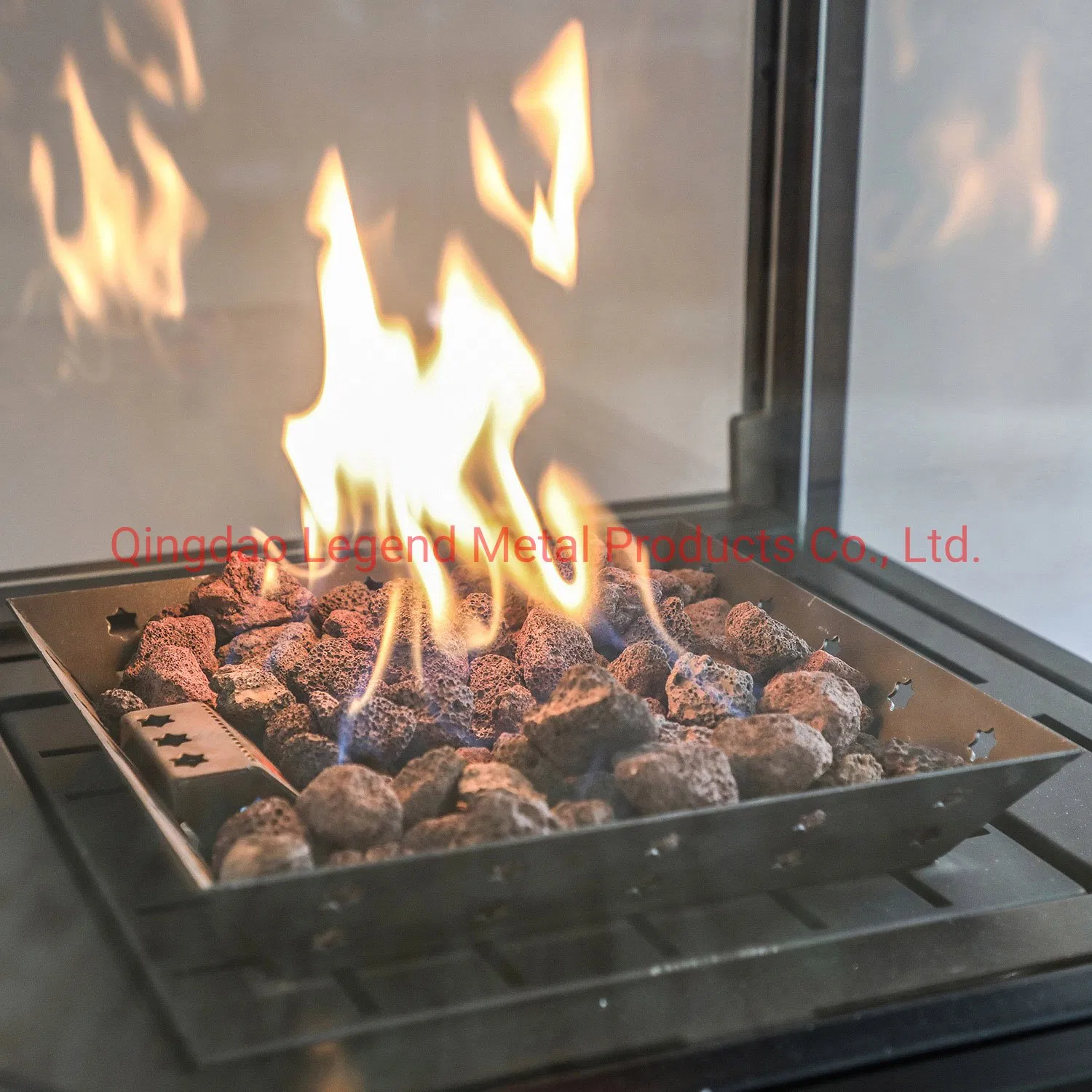 LPG Outdoor Patio Gas Heater with Real Flame with 8.5kw