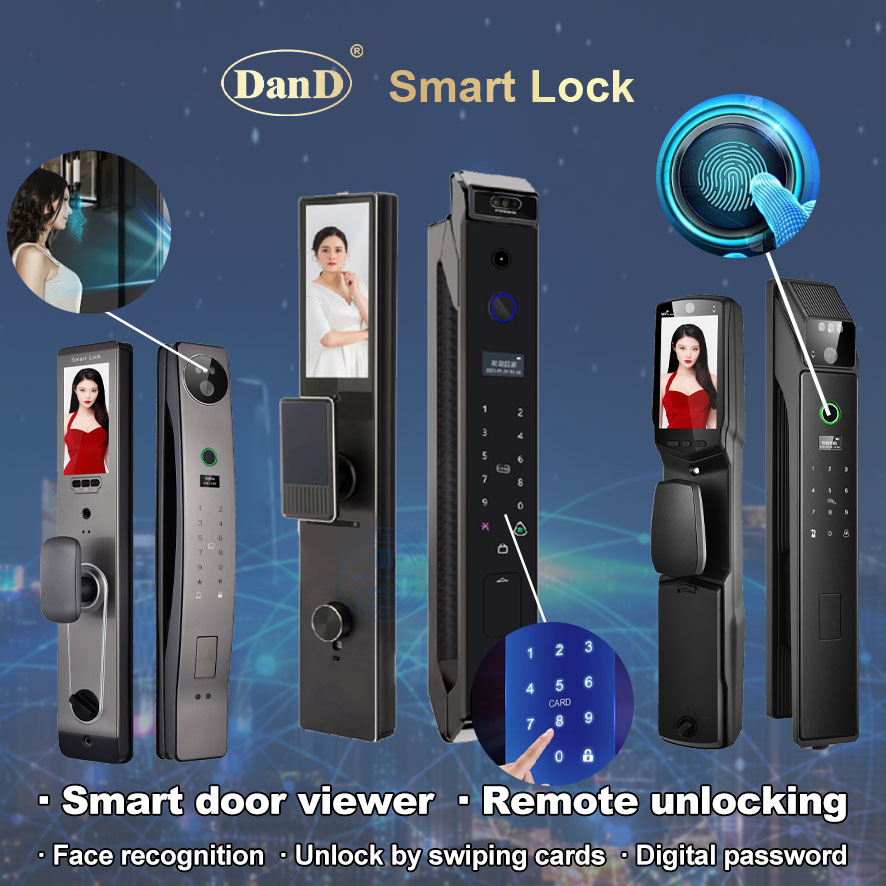Door Eye Viewer Smart Lock Camera Video Intercom Security Lock for Home