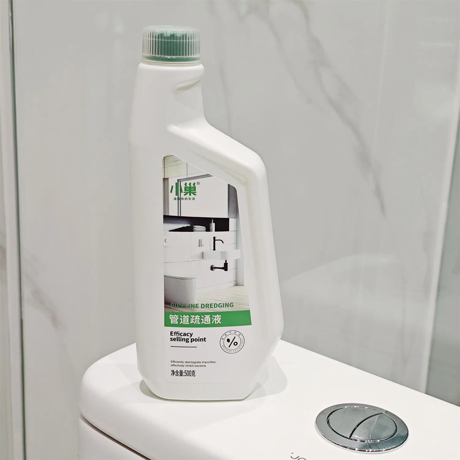 Strong Decontamination Agent for Eco-Friendly Toilet Drain Solutions