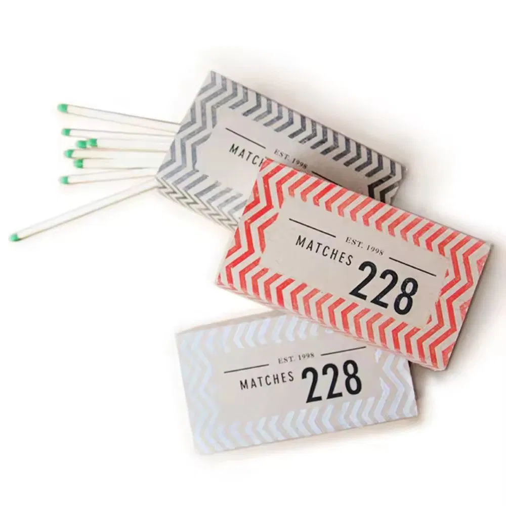 Wholesale Safety Custom Packaging Box Cigar Luxury Hotel Candle Matchboxes