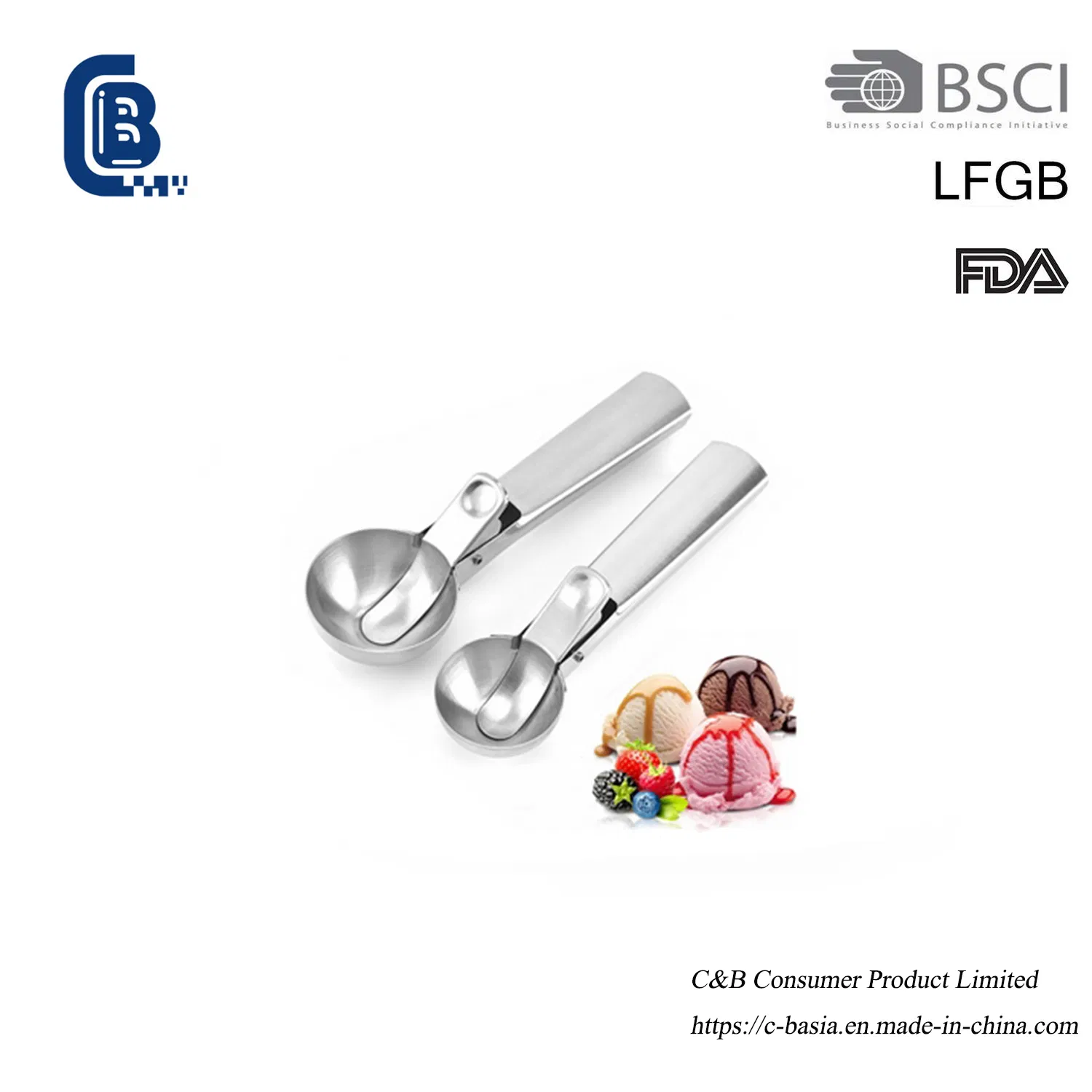 Multipurpose Hot-Sell Ball Spoon - Ice Cream Scoop & Fruit Digging Tool