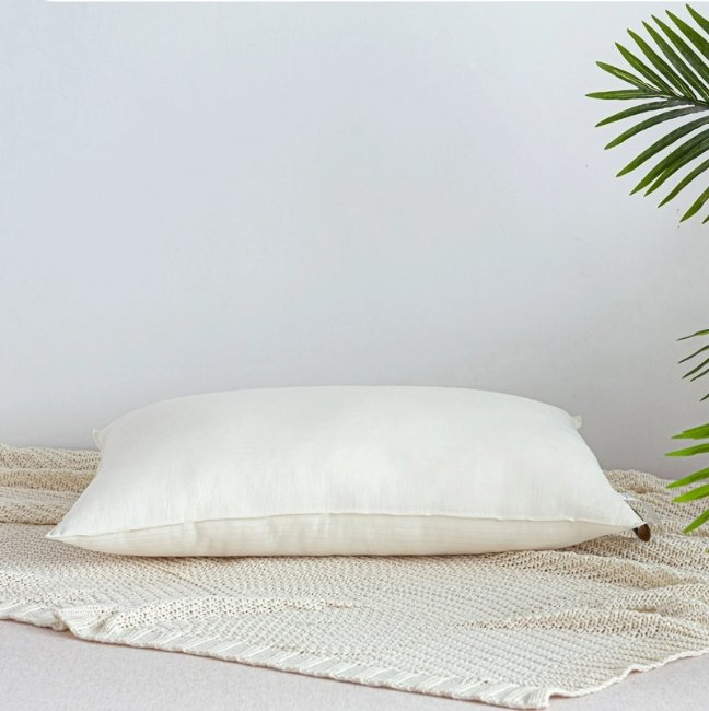 Manufacturer Wholesale Nature Cottom Shell Down Alternative Fiber + Bamboo Fiber Filled Polyester Hotel & Home Bed Pillow Insert