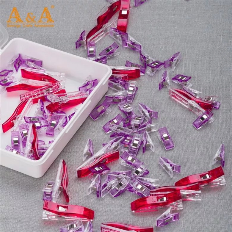 56mm Multipurpose Sewing Clips Quilting Binding Clips for Craft