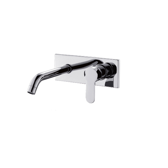 Bathroom Concealed Install Basin Mixer Brass Concealed Built in Faucet