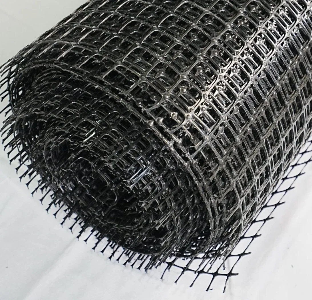 Plastic Road Geo Grids PP Biaxial Geogrid 20-200kN for Road Reinforcement