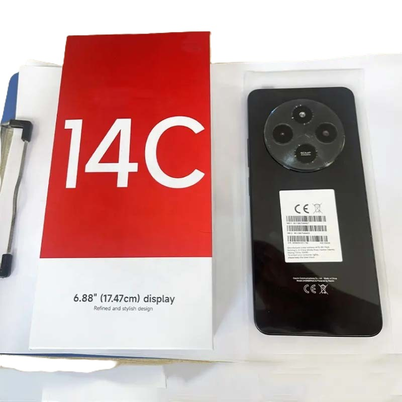 Factory Original 99% Brand New 4G Android Smartphone for Red Mi 14c 6.88 Inches Used Phone