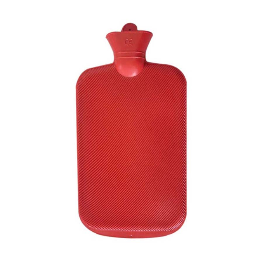 Natural Rubber 3L Hot Water Bottle, Water-Filling Warmth Hot Water Bag
