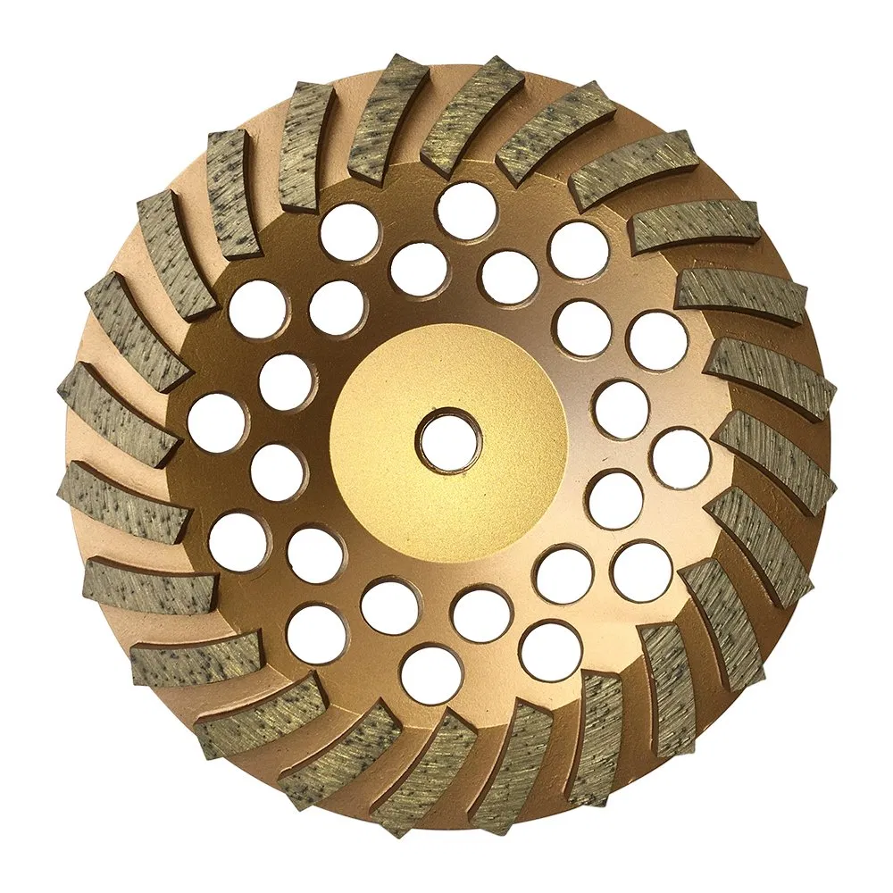 7" Diamond Grinding Wheels for Masonry 24 Segments Bond 5/8"-11 Arbor