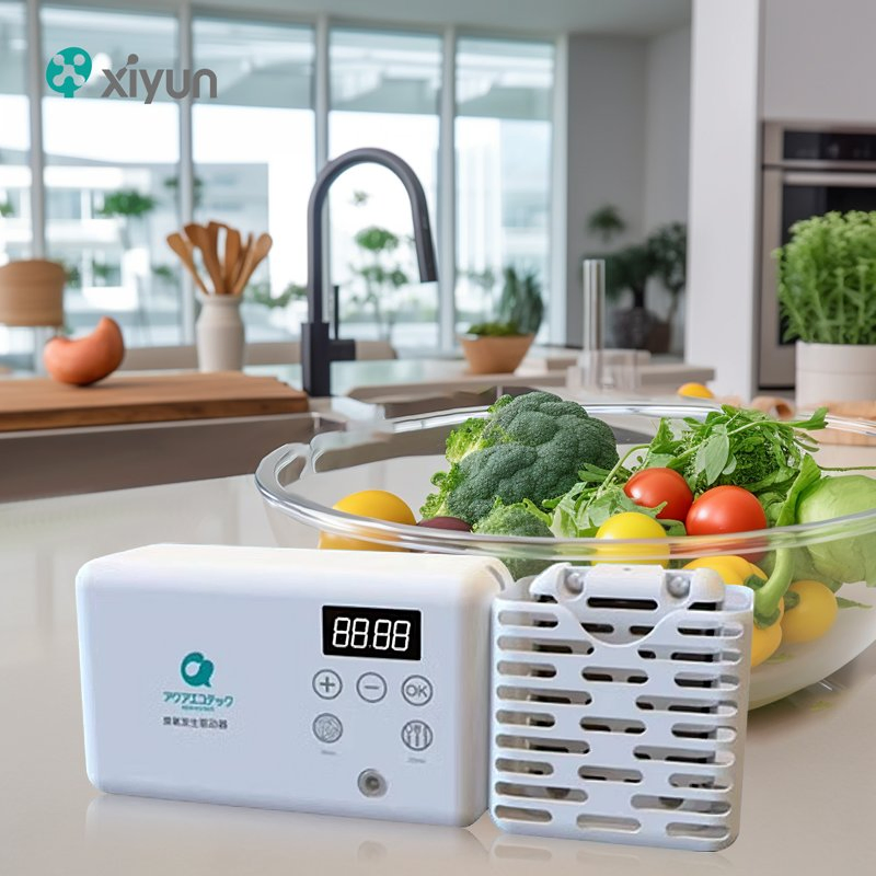 Electrolytic Ozone Water Purifier Fruit and Vegetables Cleaner Household Ozone Generator Chemical-Free Cleaner Ozone Water Clean