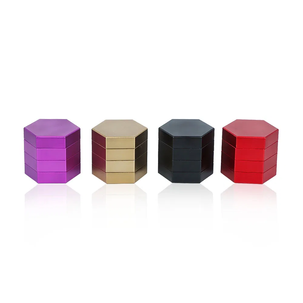 New Popular Direct-Sale Aluminium Alloy Grinder Diameter 50mm Metal Four-Tier Grinder Ash Tray DAB Tool Smoking Accessories