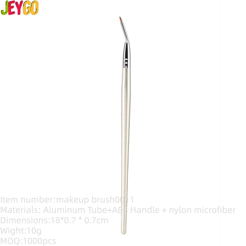 Precision Angled Flat Brush for Fine Gel Cheek Blush Makeup Brush