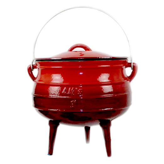 Чугунная посуда для кемпинга, котелок с ножками