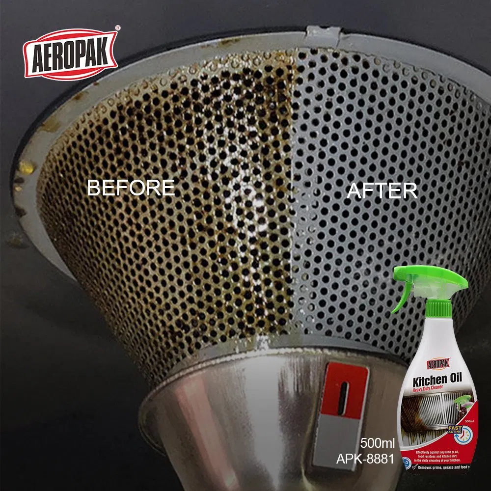 500ml Kitchen Degreaser Disposable Grease Remover Detergent Liquid Cleaning Agent in Spray
