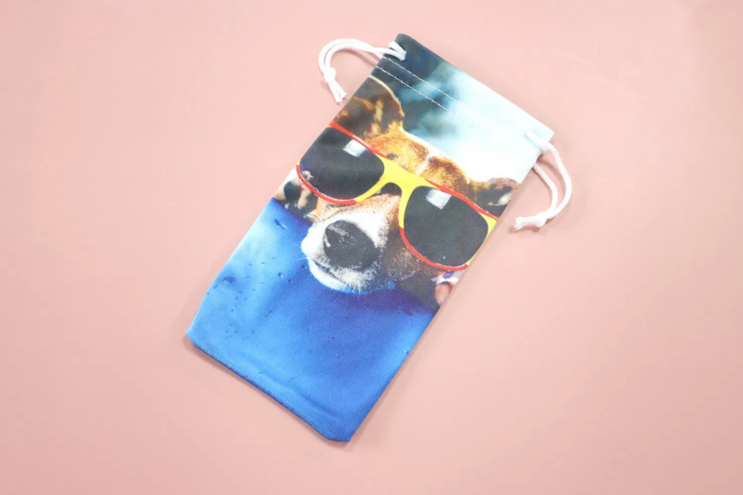 Microfiber Double Side Pull Sunglasses Pouch Wholesale