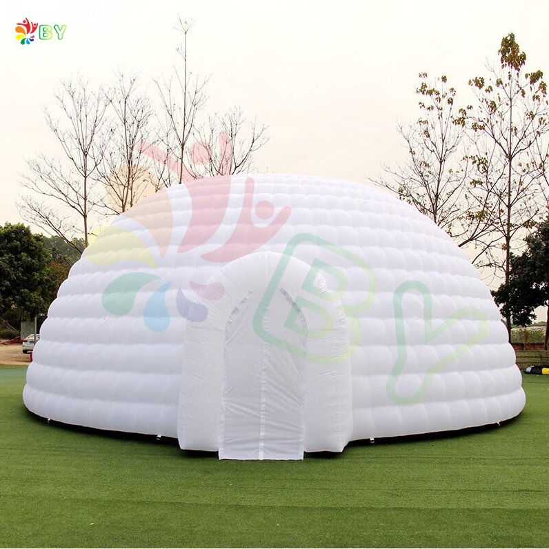 2023 Factory Portable White Exhibition Tent Camping Outdoor Waterproof Inflatable Tent
