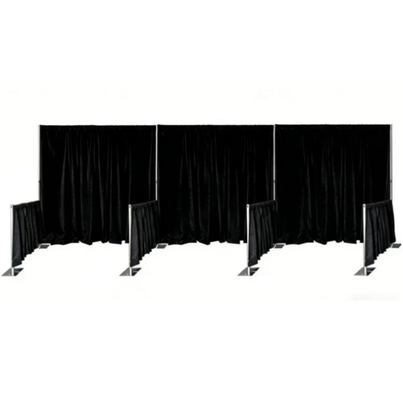 Custom Trade Show Booths Pipe and Drapery Drape Wholesale Kits