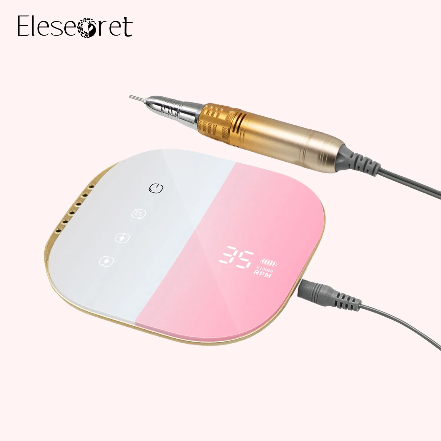 High Quality Factory Price Nail Drill Suppliers Gentle for Sensitive Nails Popularity High Speed 35000 Rpm Gel Remover Desktop Nail Grinder Salon-Grade