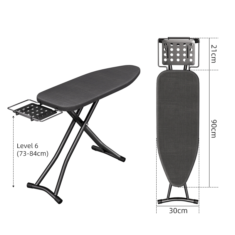 Full Size Household Space Saving Foldable Ironing Board Hotel Small Compact Folding Ironing Board with Iron Rest