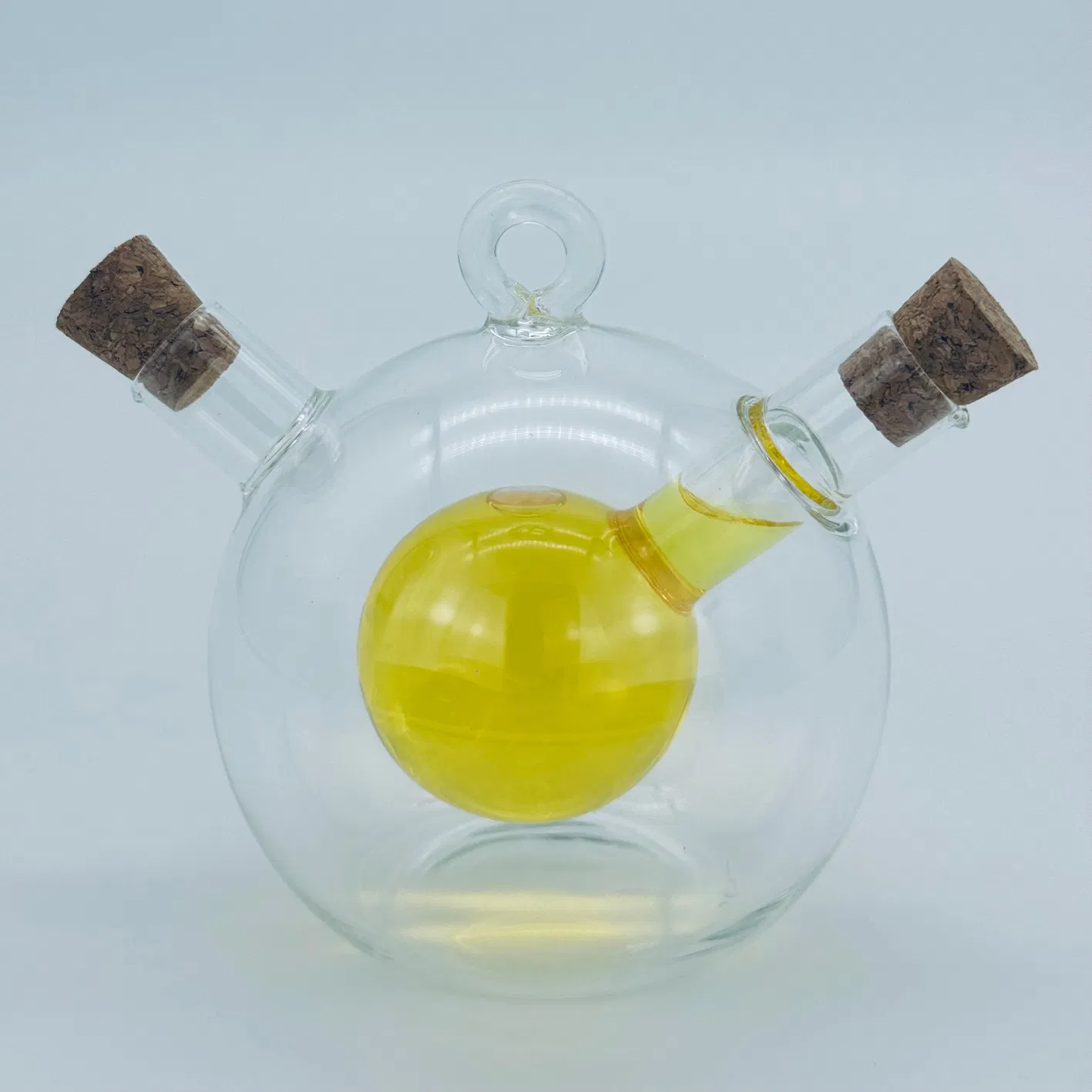 Premium Oil and Vinegar Dispenser Bottle Set for Culinary Use