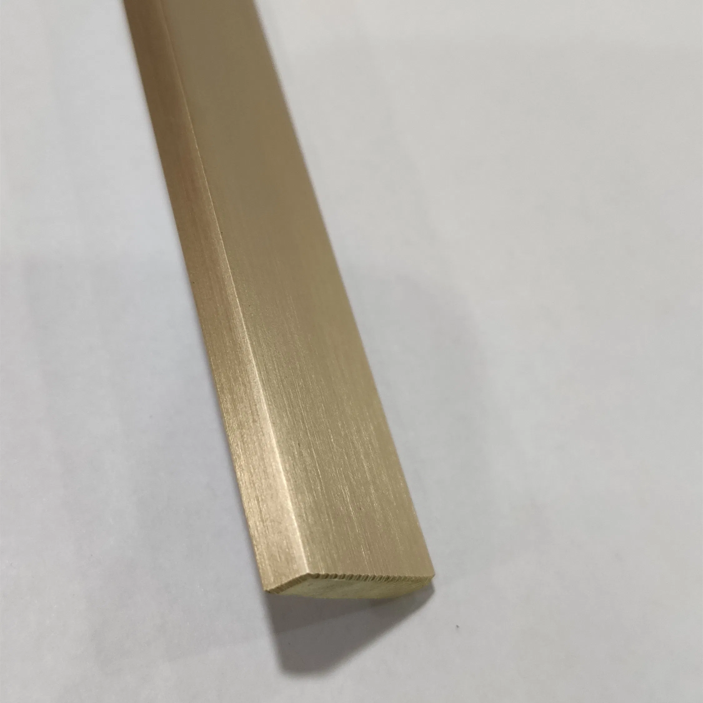 Decorative Brass Bar Metal Floor Inlay Square Bar Tile Trim
