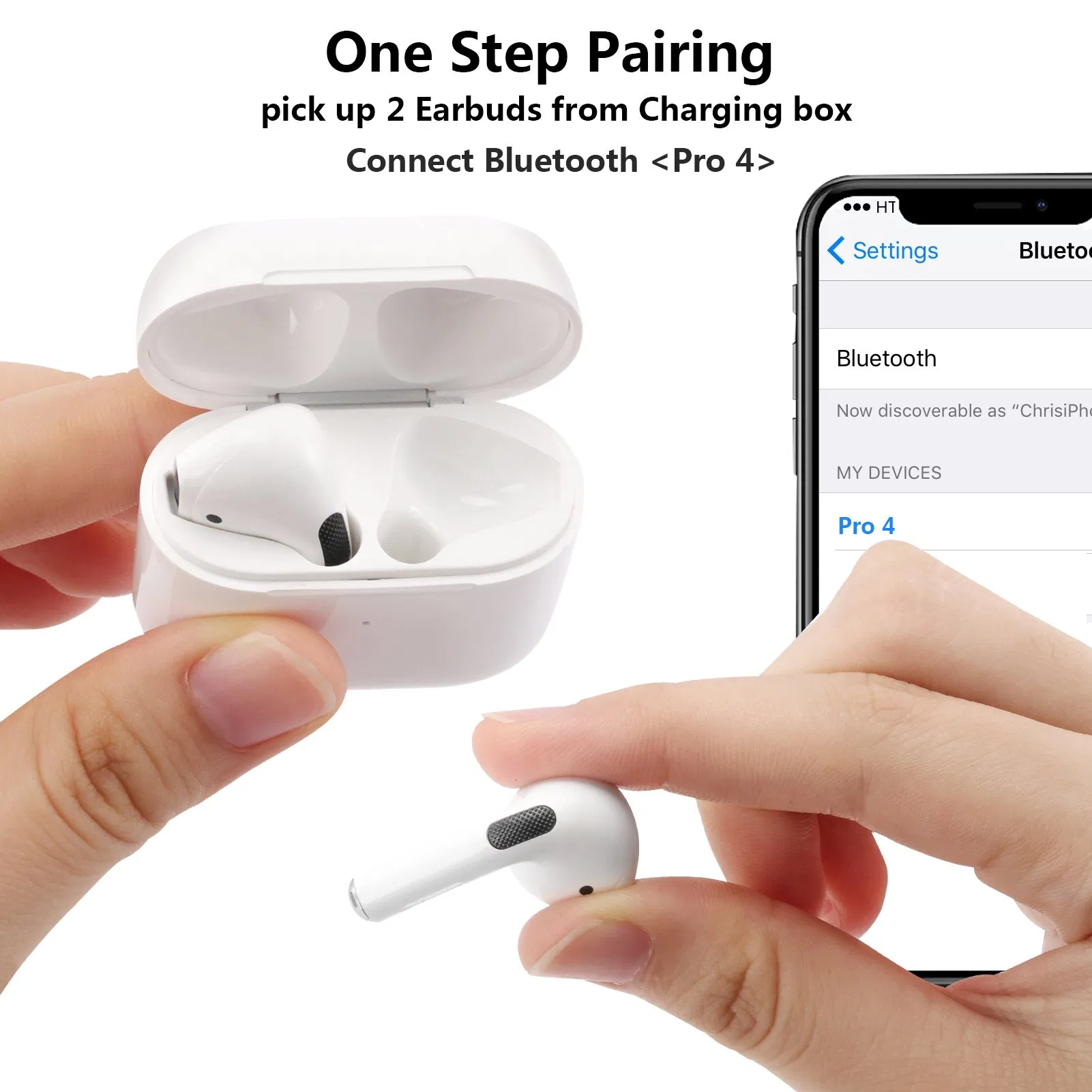 $1.9 Two Ears Stereo In-ear Wireless Bluetooth 5.3 Edition Earphone Headset Headphone Ear Buds