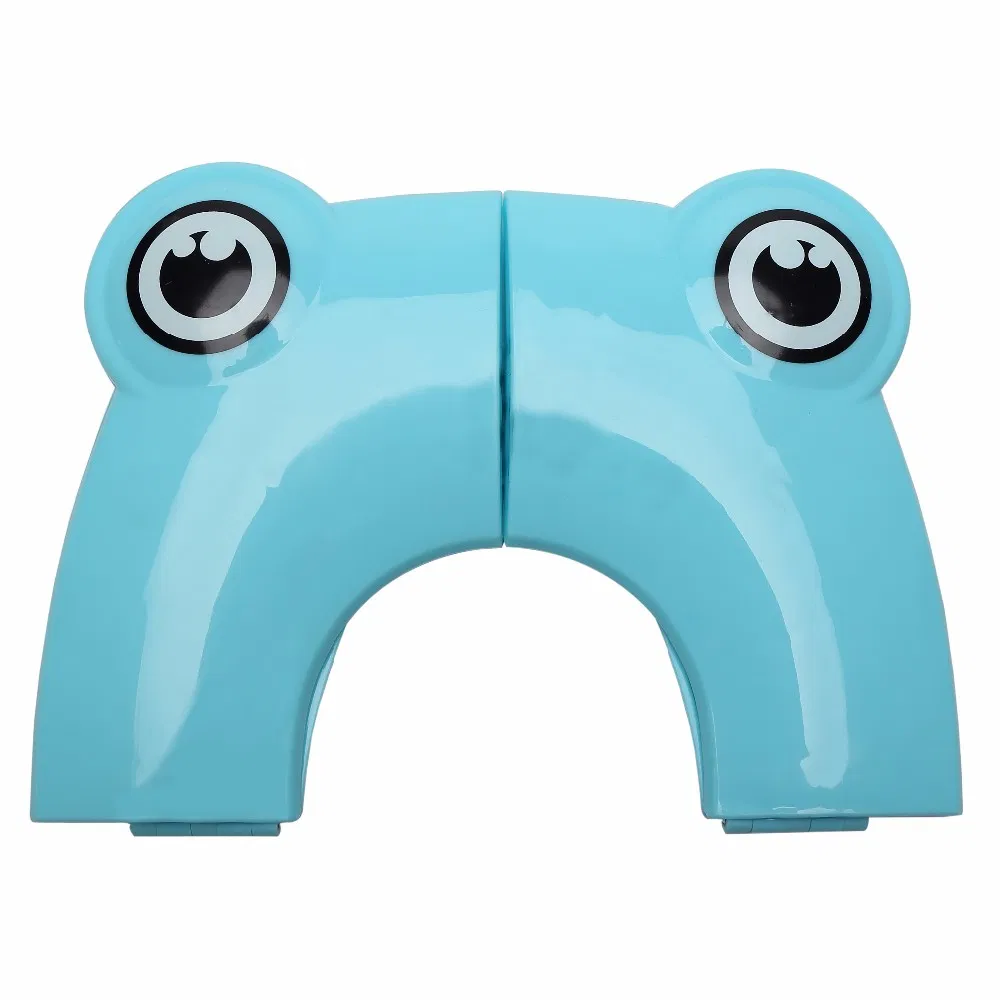 Folding Frog Shaped Plastic Baby Potty Toilet Seat for Kids